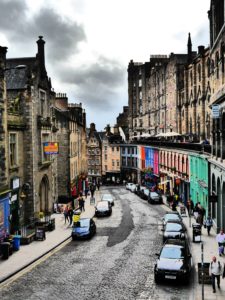 Victoria Street in Edinburgh